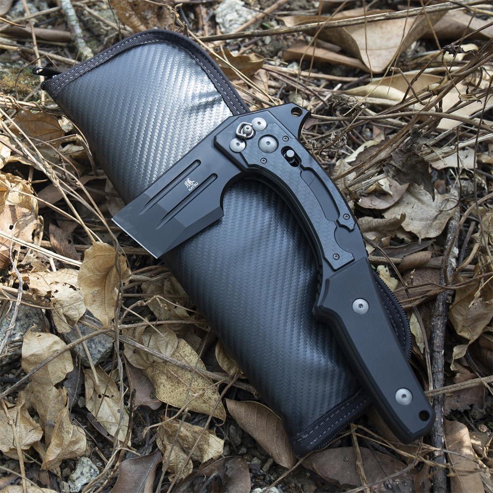 Hacha Plegable KATSU Táctica Japonesa 24.6cm con Funda