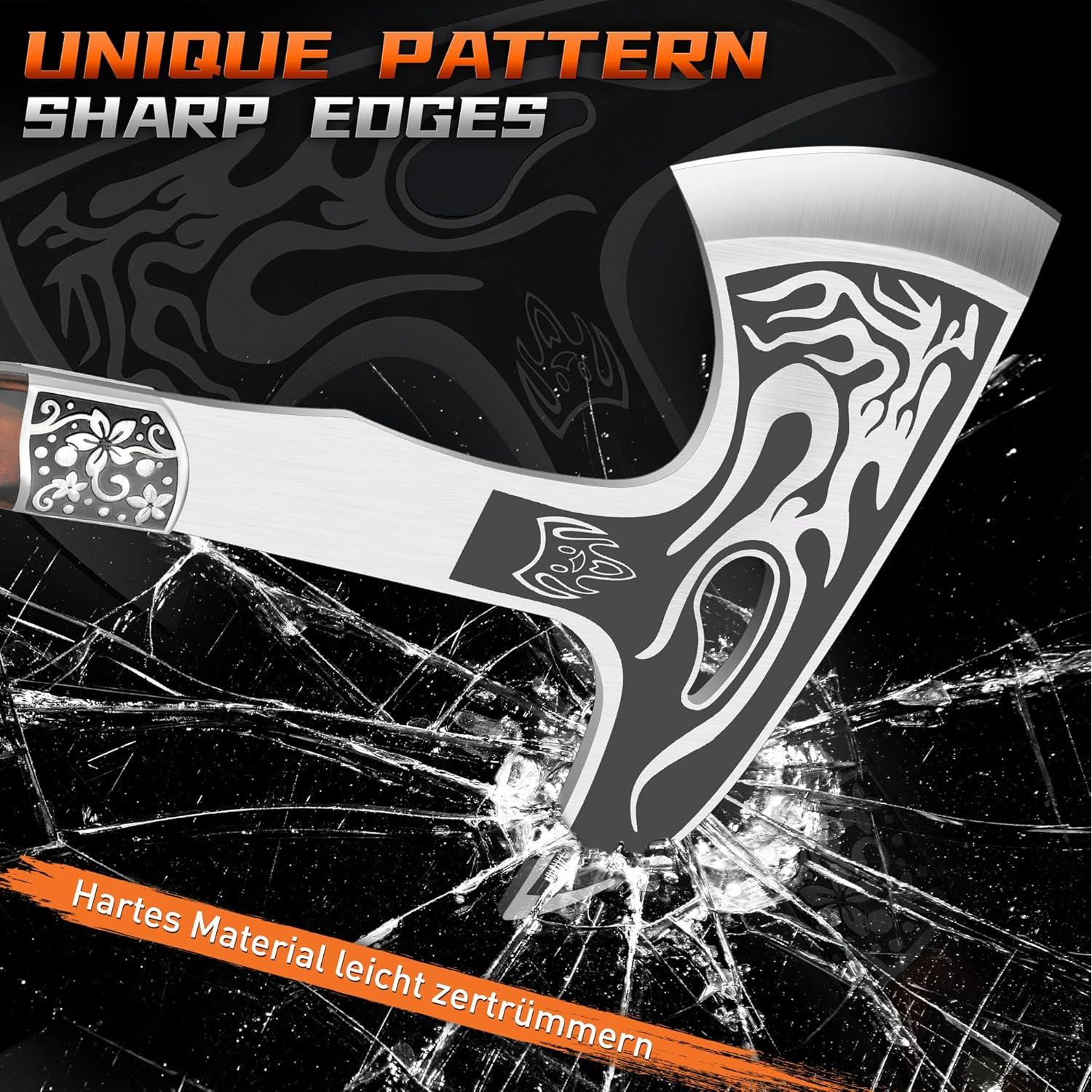 Hacha de Camping TIVOLI con Funda de Nylon 0.73 kg