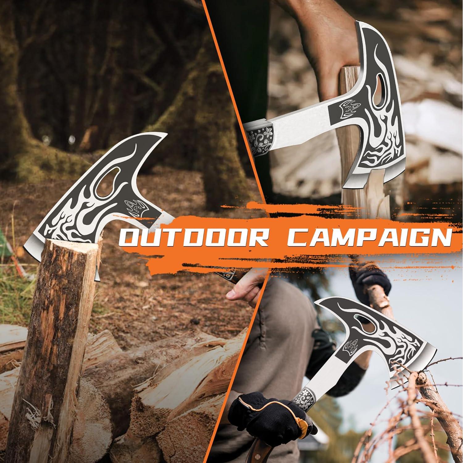 Hacha de Camping TIVOLI con Funda de Nylon 0.73 kg