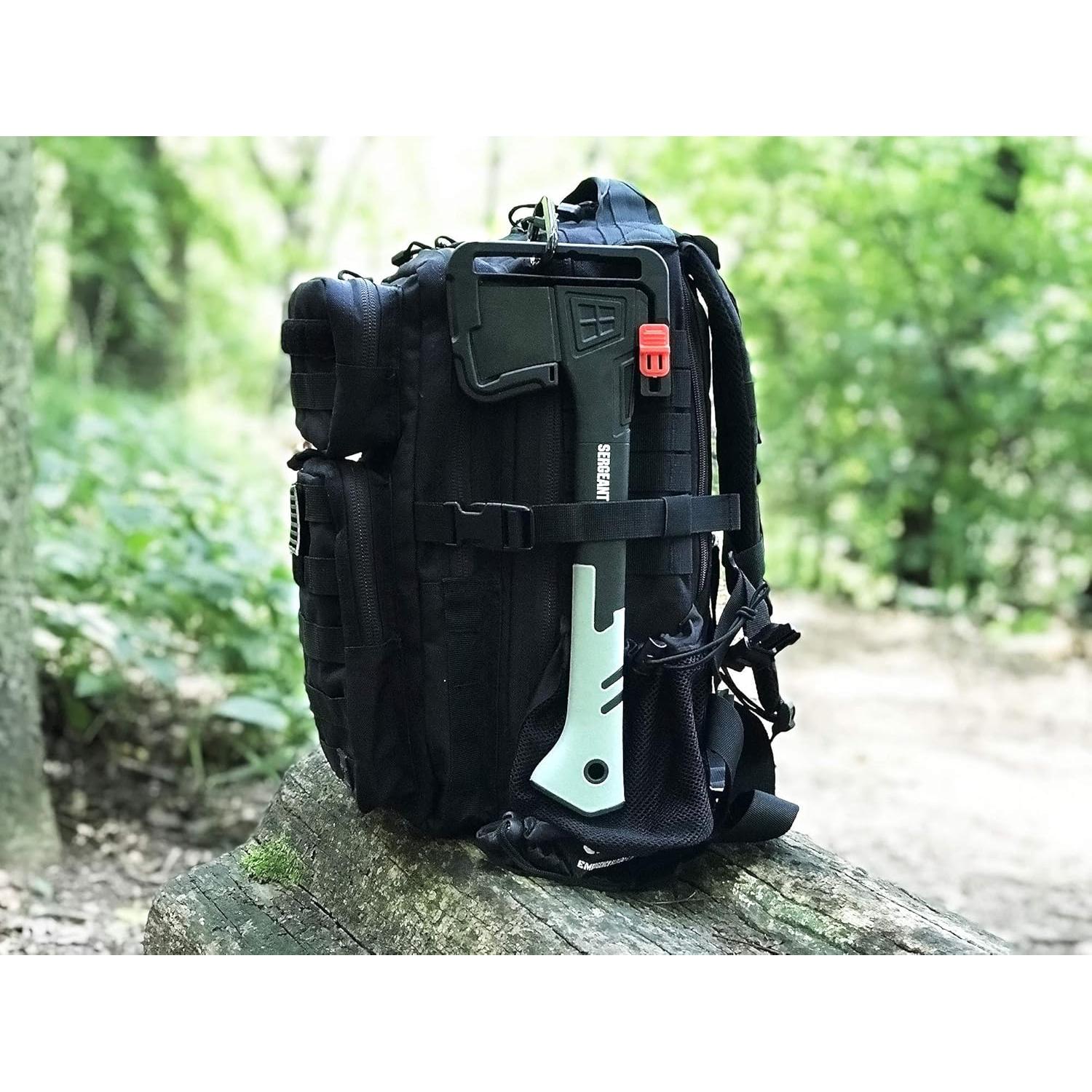 Hacha de Camping SERGEANT SGT-14, Acero Alto Carbono, 35.56 cm