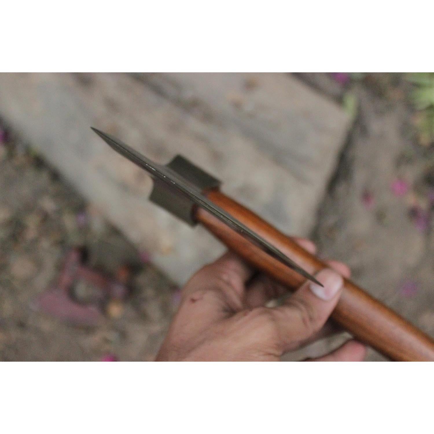 Hacha Tomahawk Forjada a Mano Mountain Bar 5160 40.64 cm