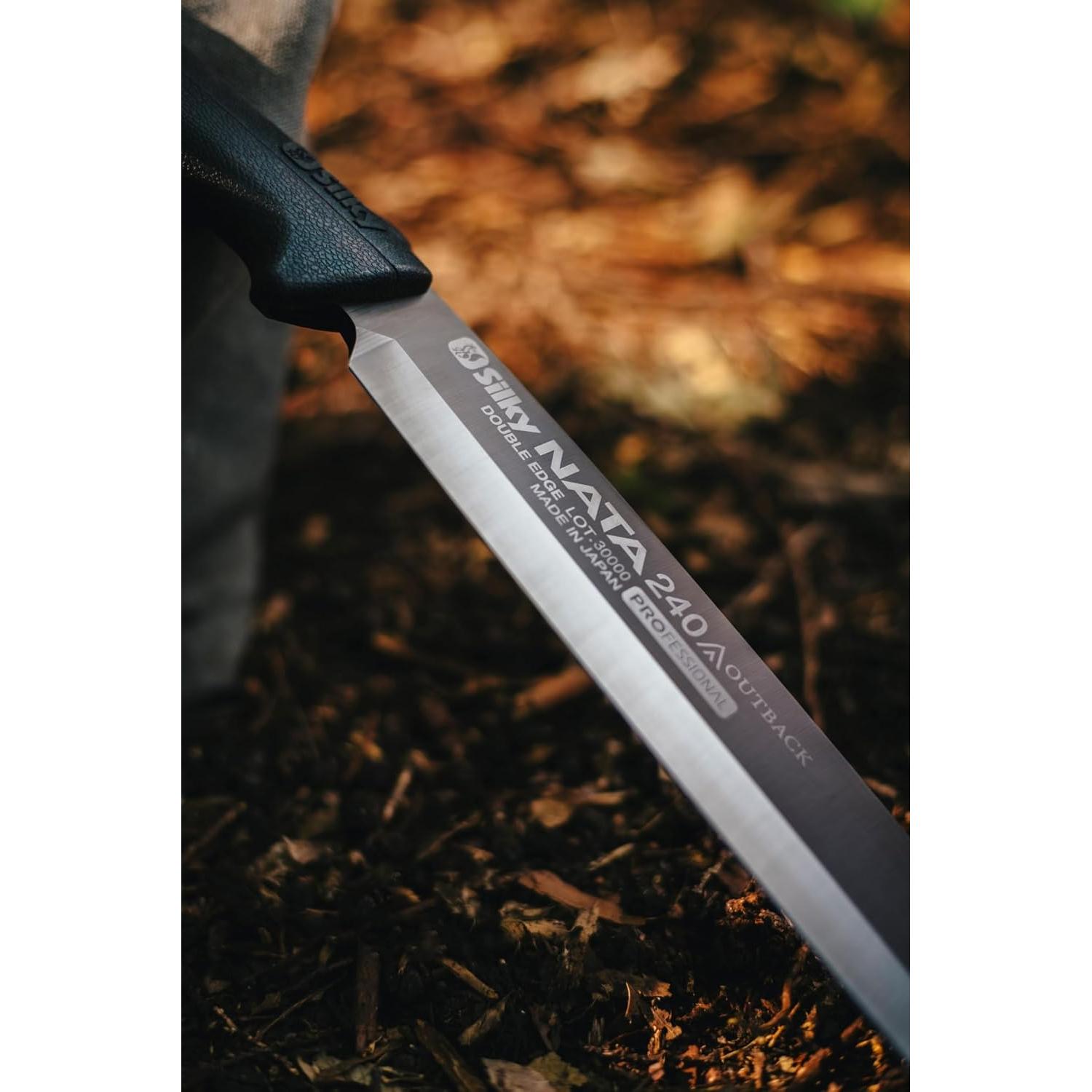 Hacha NATA Silky Edición Outback 240mm Doble Bisel