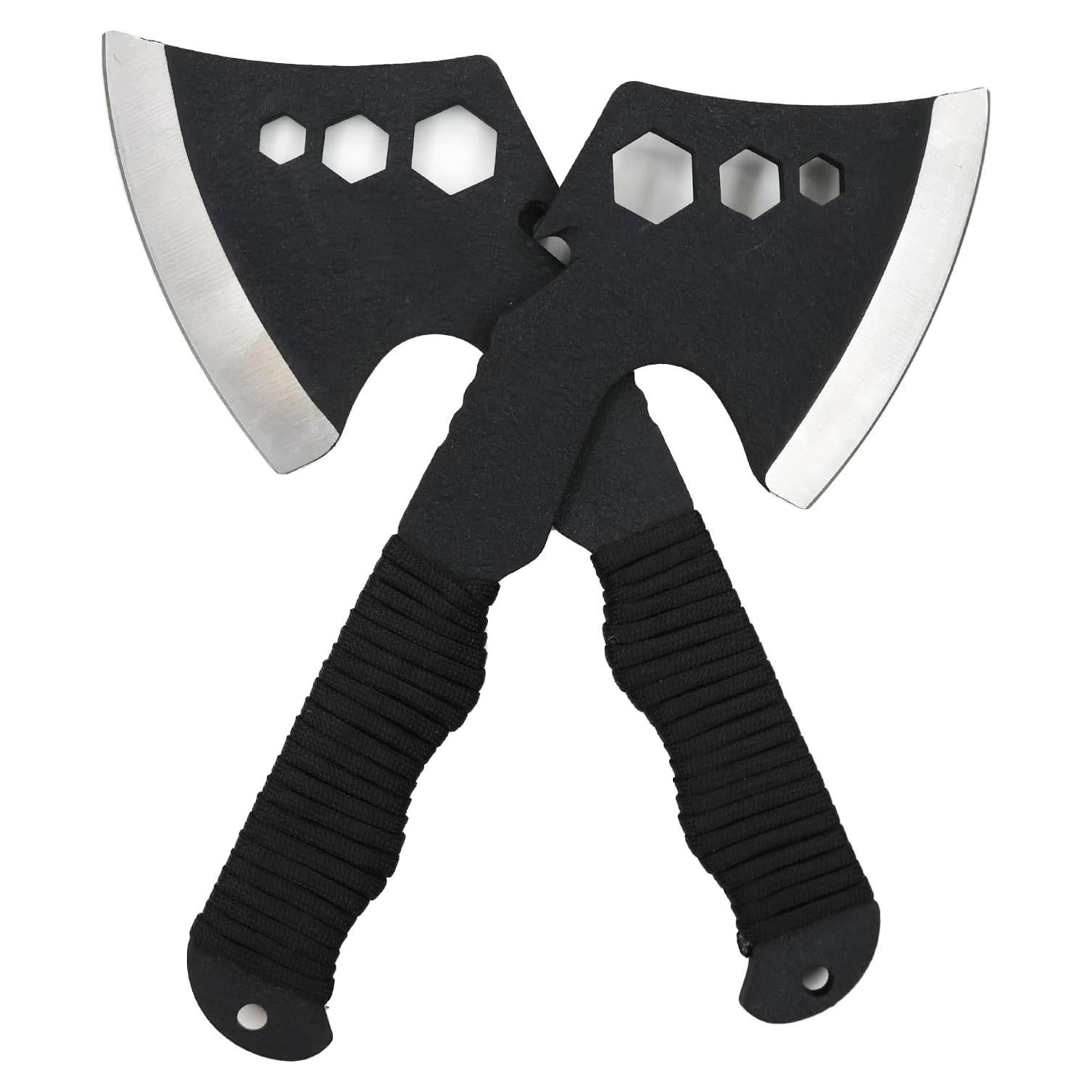 Hacha Táctica Veectgoo para Camping y Supervivencia - Paquete de 2