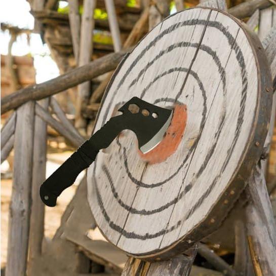 Hacha Táctica Veectgoo para Camping y Supervivencia - Paquete de 2