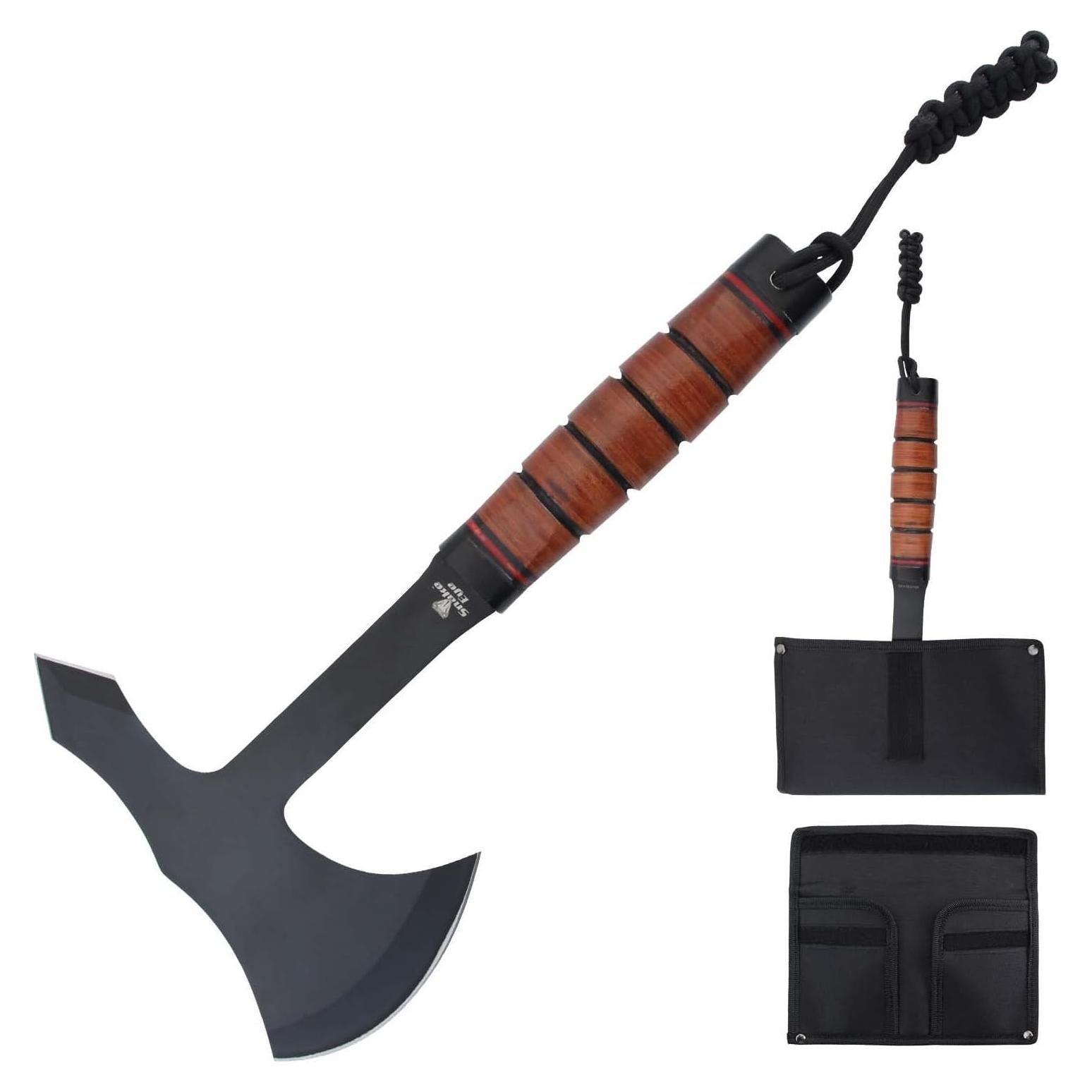 Hacha de Juego Snake Eye Tactical Tomahawk 28 cm con Funda