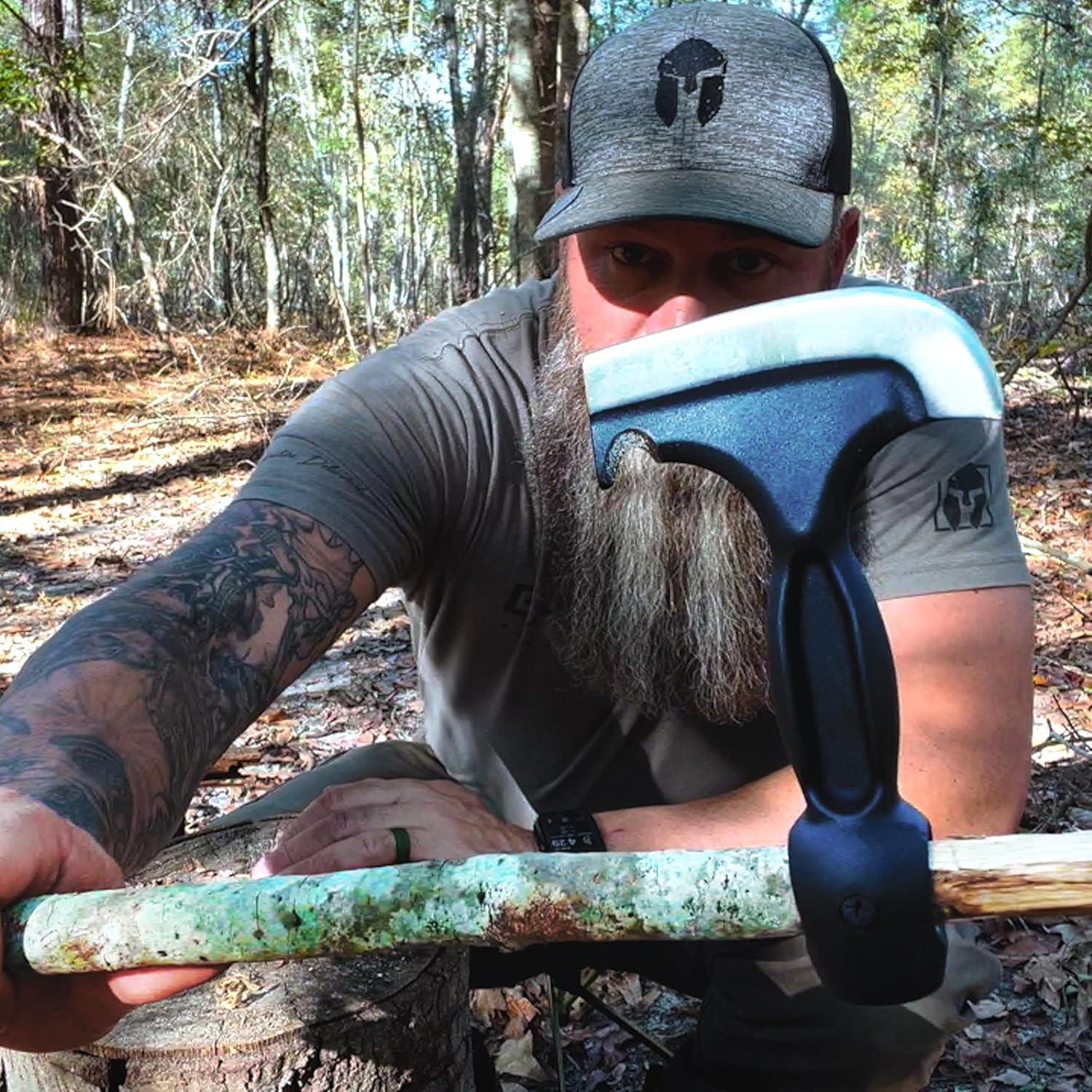 Hacha de Supervivencia BATTLBOX Skachet 8.89cm Acero al Carbono