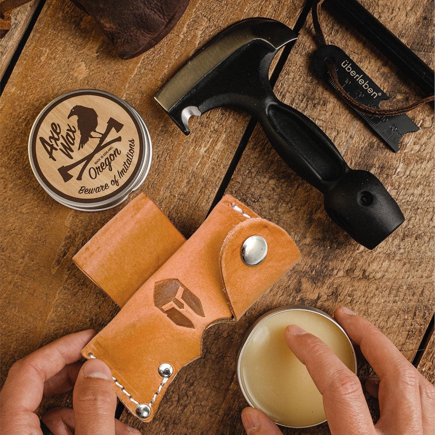 Hacha de Supervivencia BATTLBOX Skachet 8.89cm Acero al Carbono