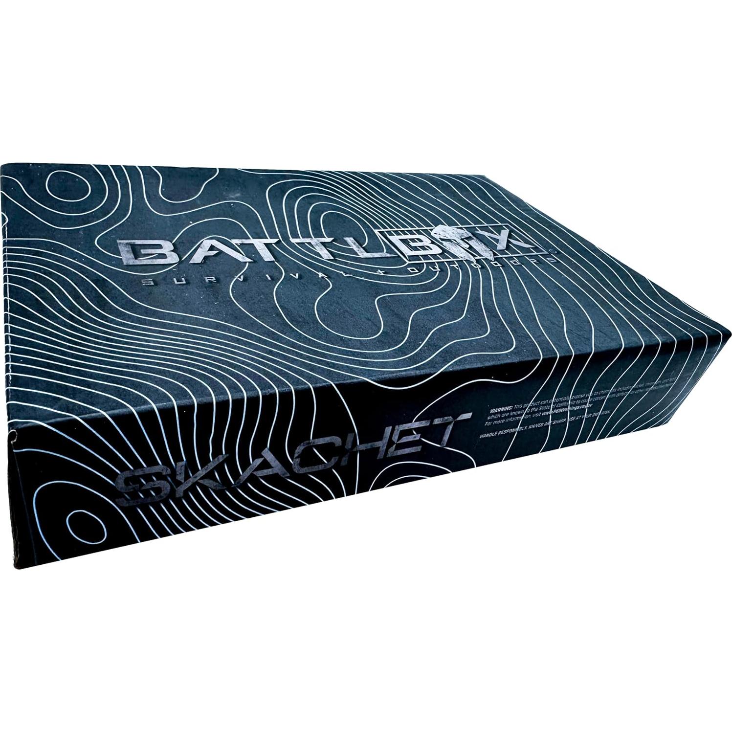 Hacha de Supervivencia BATTLBOX Skachet 8.89cm Acero al Carbono