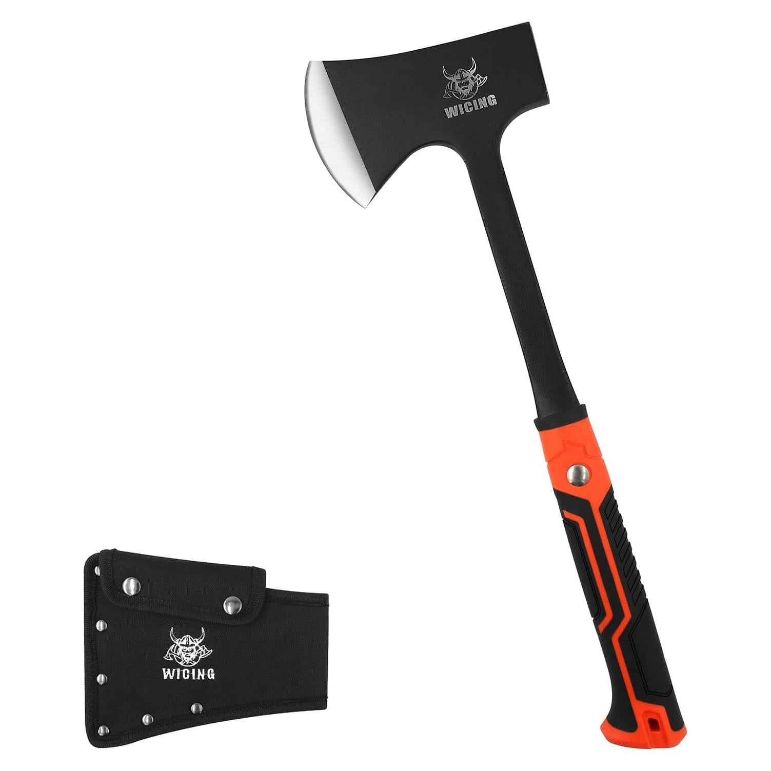 Hacha de Camping WICING 43.18 cm Acero Manganeso 1065 Antideslizante