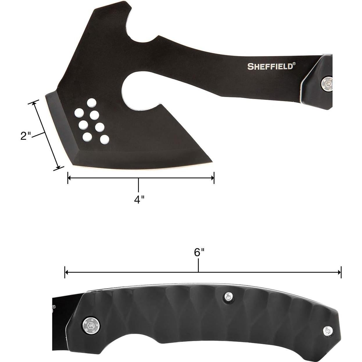 Hacha de Supervivencia Sheffield Standoff Tactical 6" con Funda