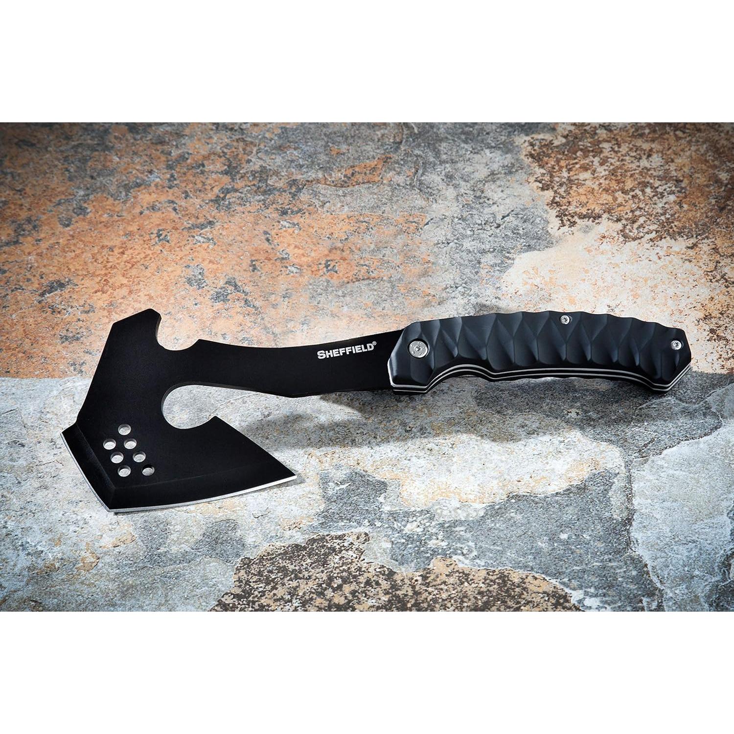 Hacha de Supervivencia Sheffield Standoff Tactical 6" con Funda