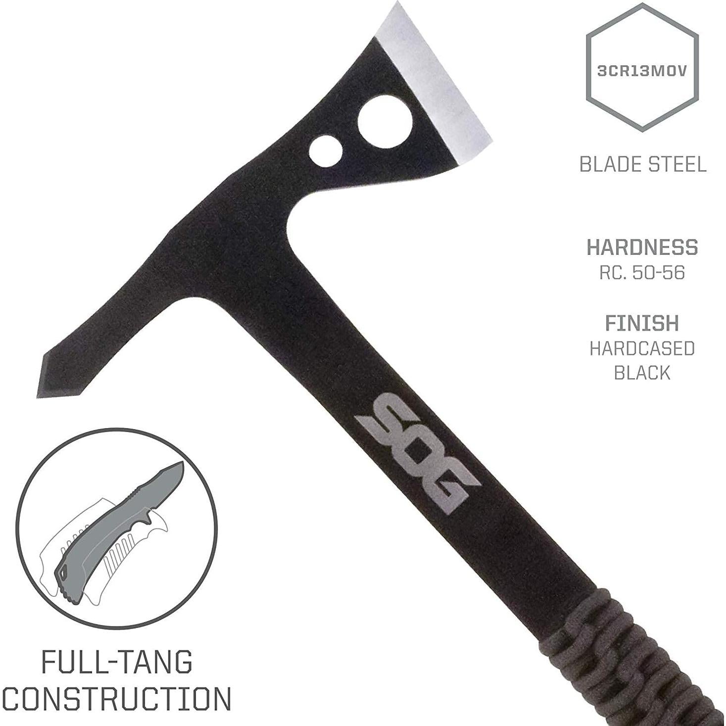 Hachas de Lanzamiento SOG TH1001-CP - 3 Piezas Acero Inoxidable