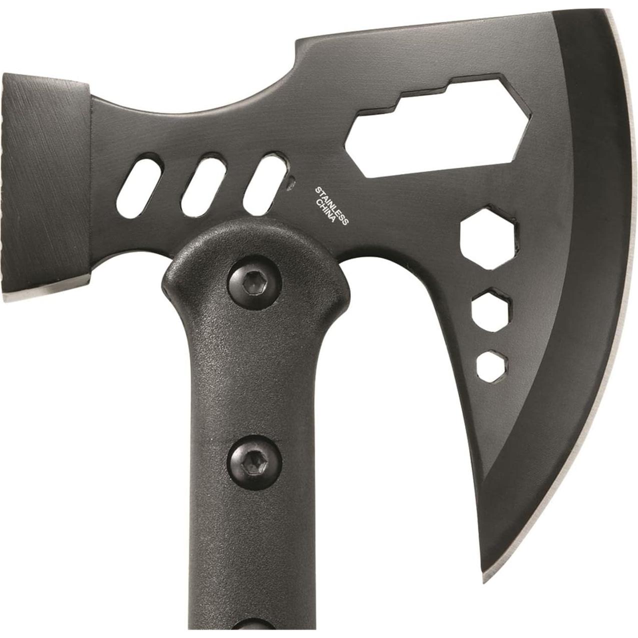 Hacha de Supervivencia SZCO 211557 con Funda de Nylon 41.28 cm