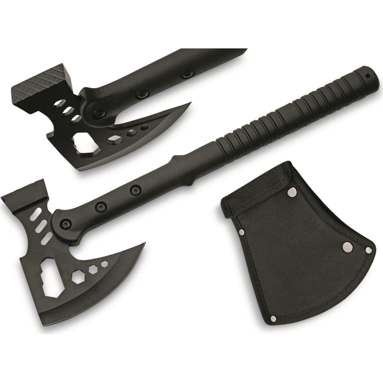 Hacha de Supervivencia SZCO 211557 con Funda de Nylon 41.28 cm