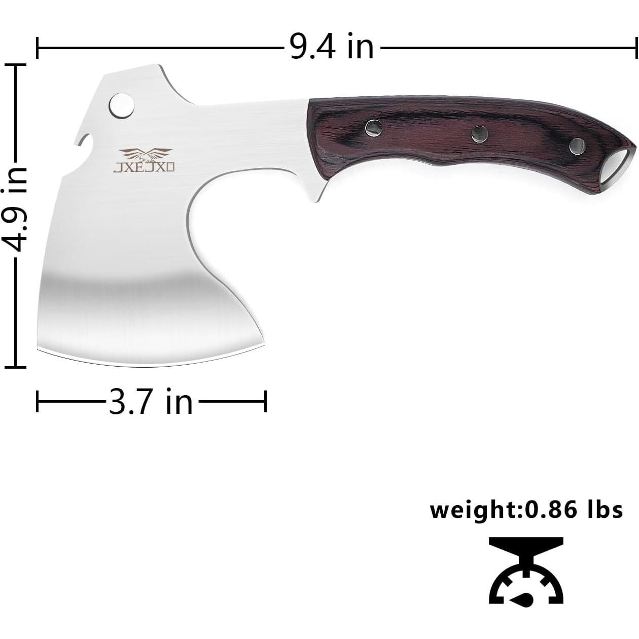 Hacha de Camping JXE JXO 24.1 cm Mango Completo con Funda