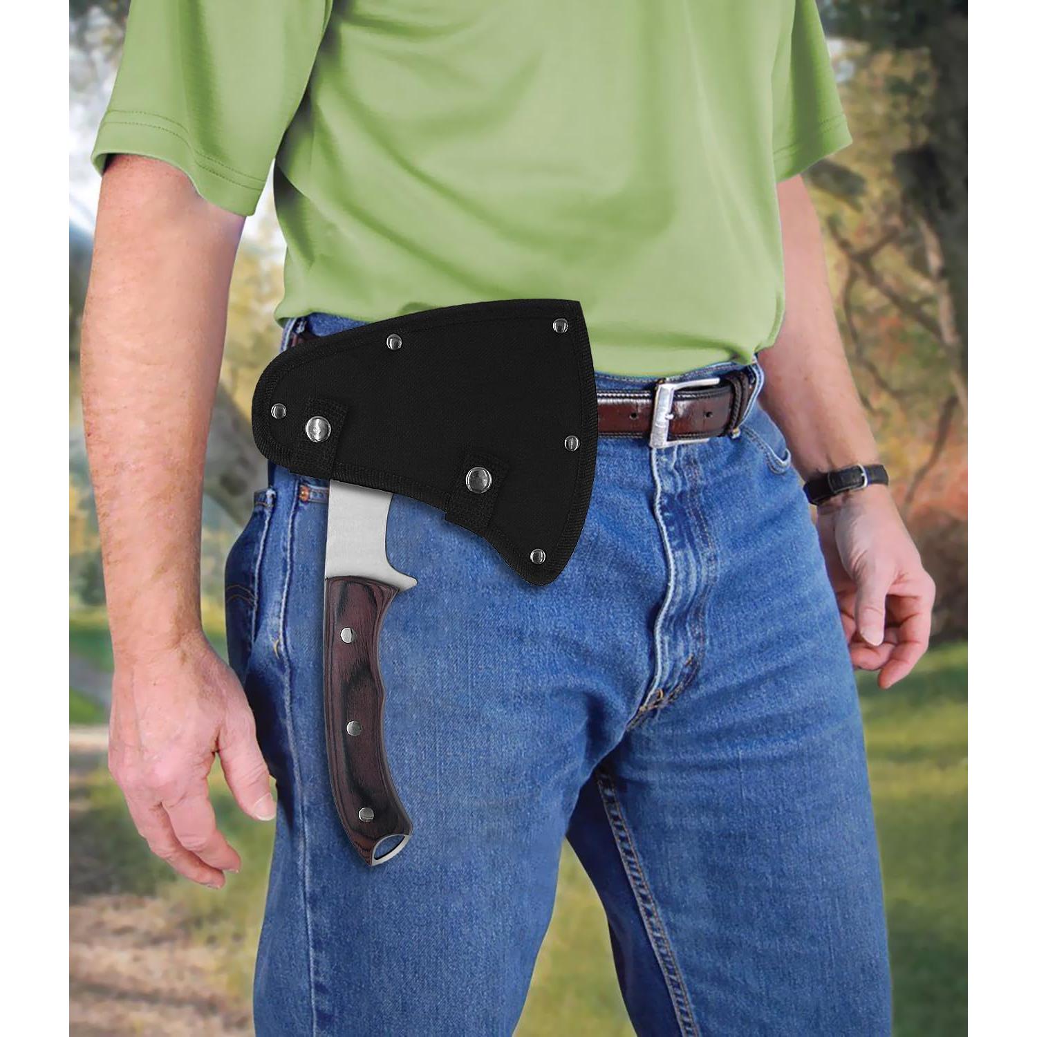 Hacha de Camping JXE JXO 24.1 cm Mango Completo con Funda