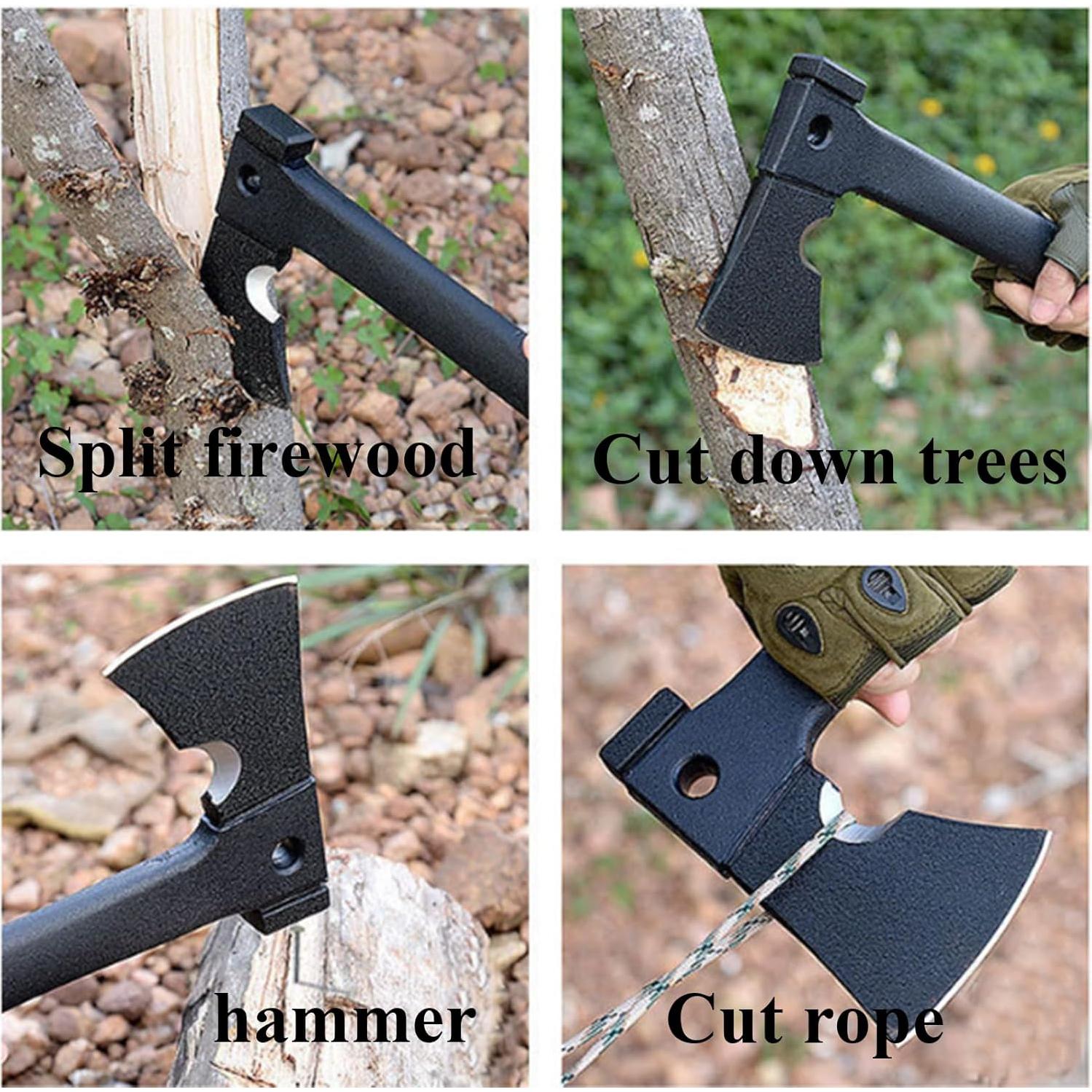 Hacha de Camping MEPEREZ 35.56 cm Multifuncional Resistente