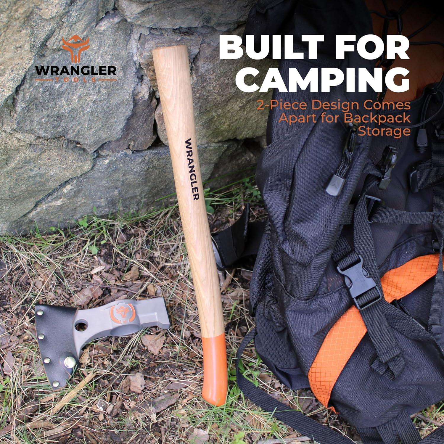 Hacha de Camping Wrangler Tools Tomahawk Titanio 1.16 kg
