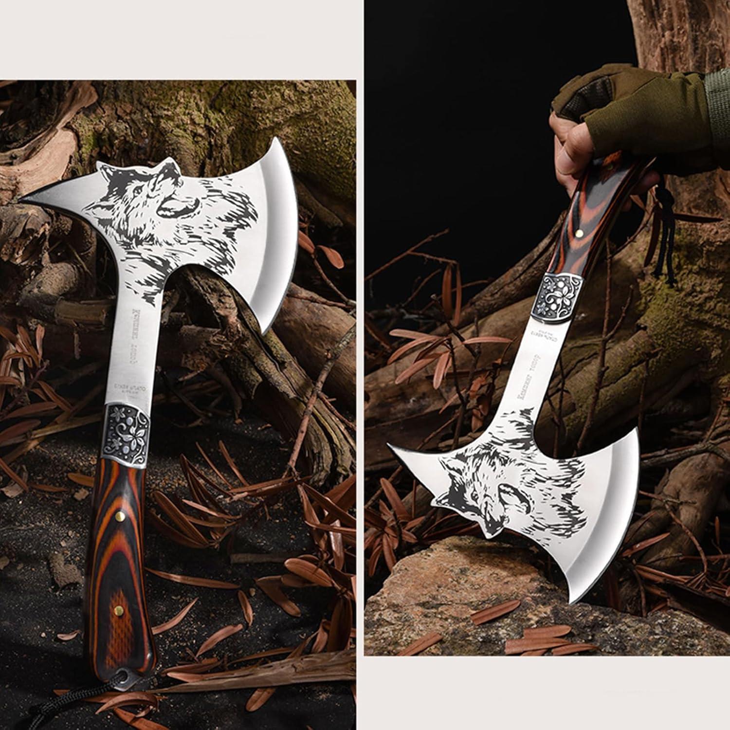 Hacha Multifuncional Vbvbip para Jardín y Camping 0.79 kg