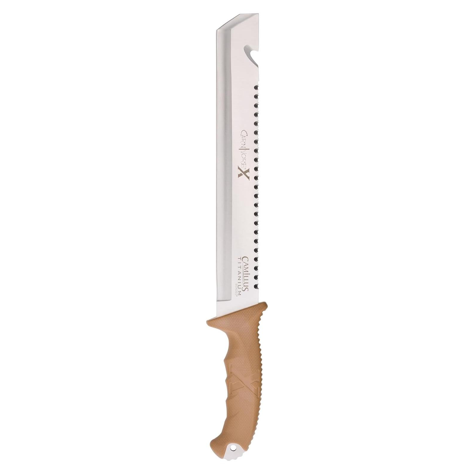 Machete Camillus Carnivore X 45.72 cm Acero Inoxidable con Funda