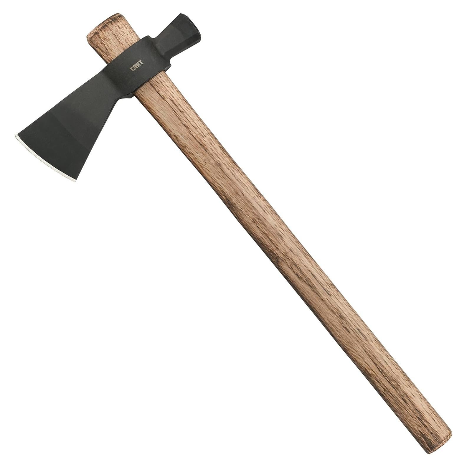 Chogan Hammer T-Hawk: Outdoor Camping Axe with Hammer Poll, Forged Carbon Steel Head, Tennessee Hickory Wooden Handle 2724