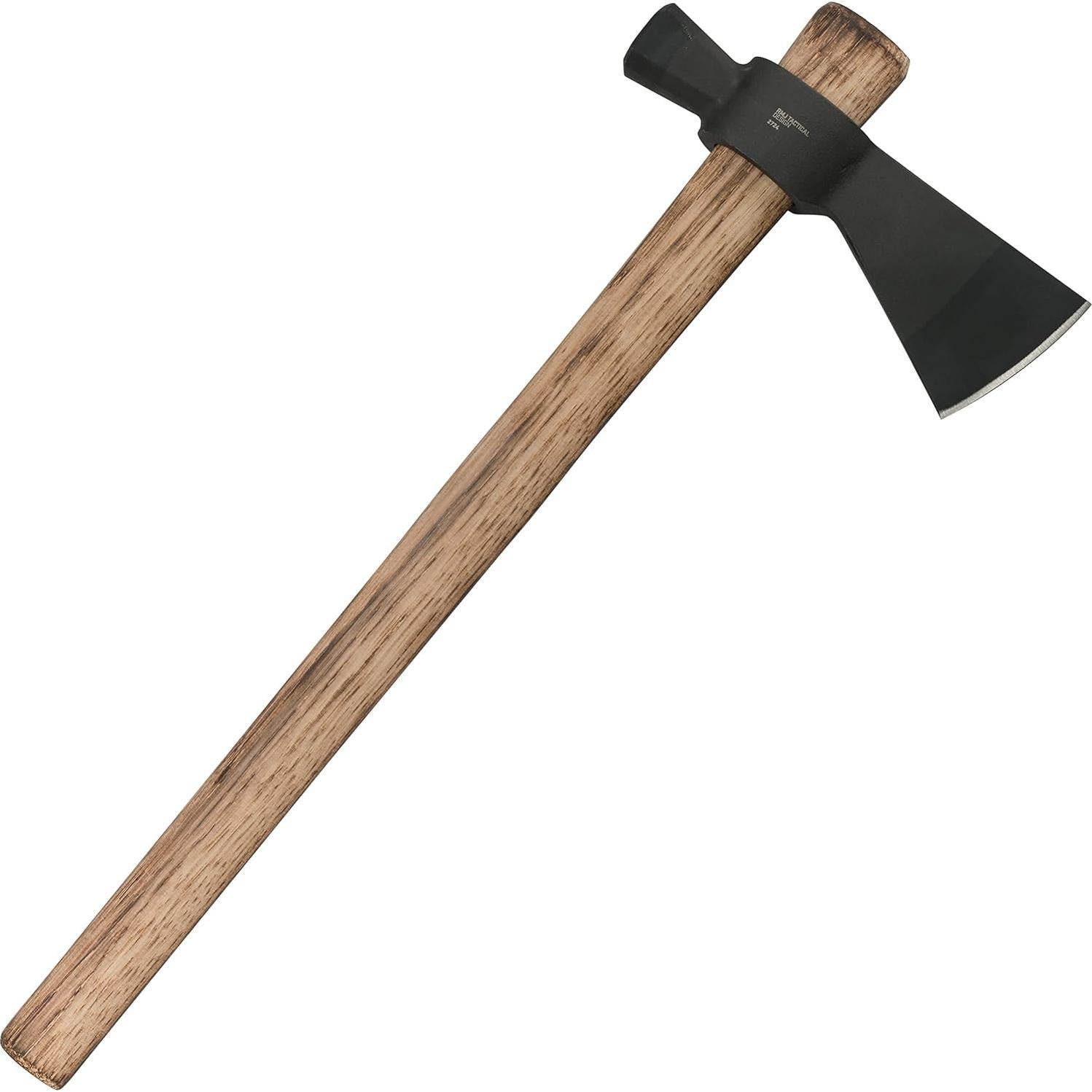 Chogan Hammer T-Hawk: Outdoor Camping Axe with Hammer Poll, Forged Carbon Steel Head, Tennessee Hickory Wooden Handle 2724