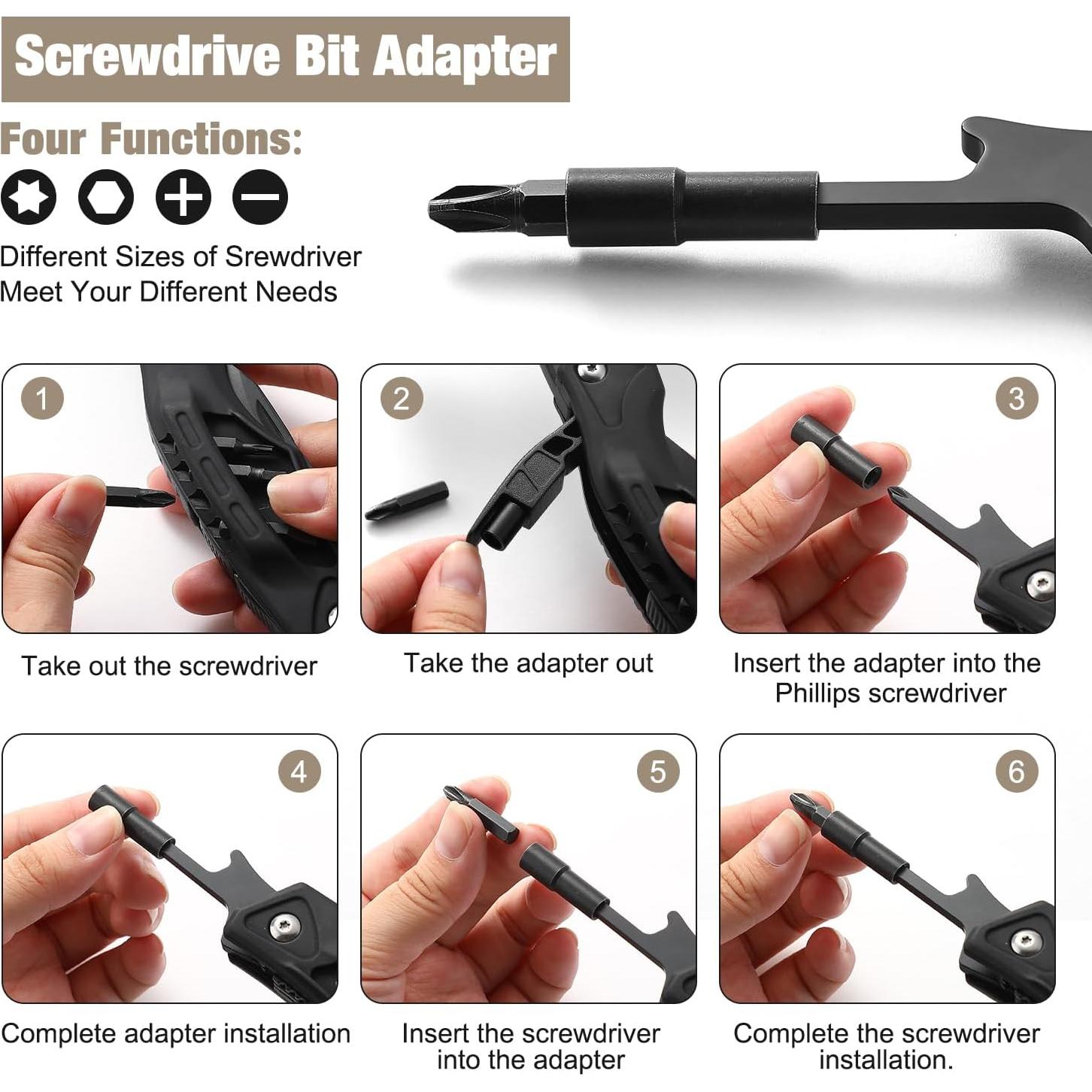 Martillo Hacha Multitool WEERLTEM 22 en 1 para Camping