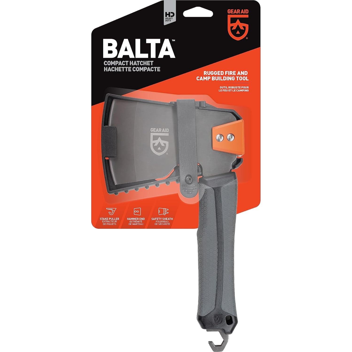 Hacha de Campamento GEAR AID Balta - Acero Inoxidable, 0.62 kg