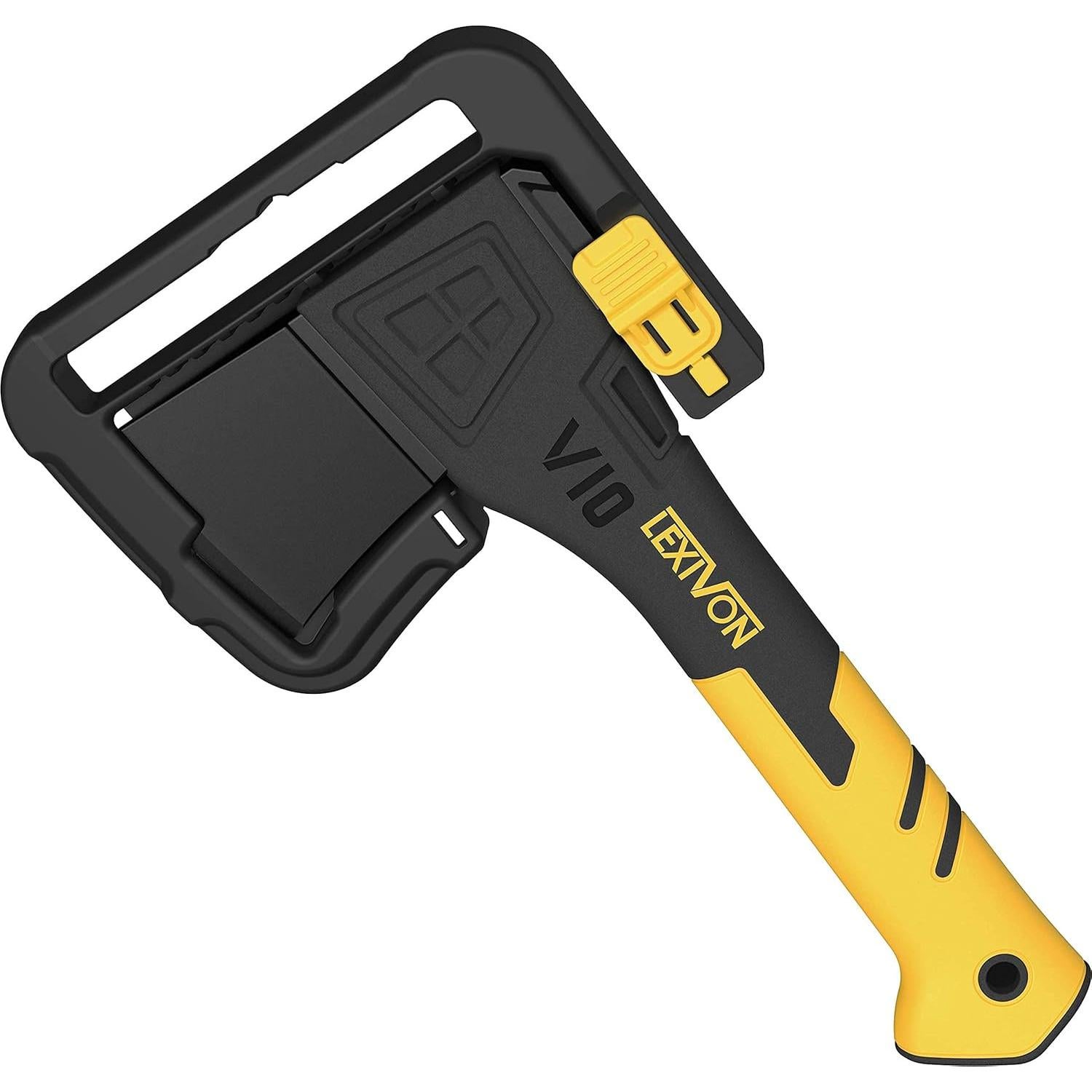 Hacha de Camping LEXIVON V10 - 25.4 cm, Acero de Carbono
