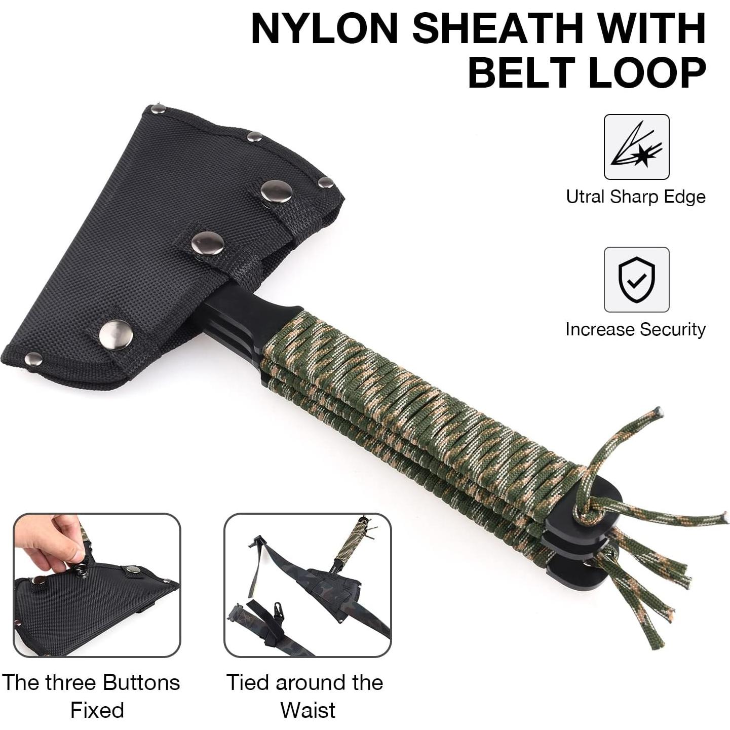 Set de 6 Hachas de Lanzamiento Dinoclier 27.18 cm con Funda