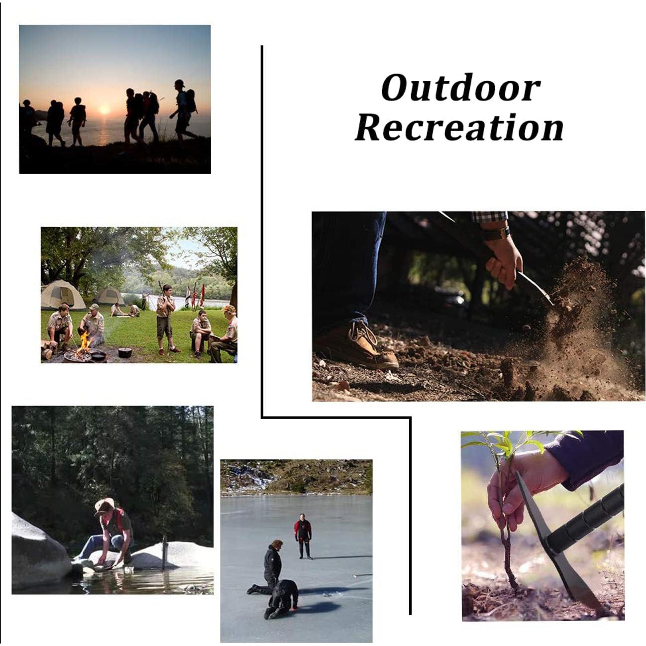 Kit de Supervivencia Off-Road Iunio 19 en 1 con Pala y Hacha