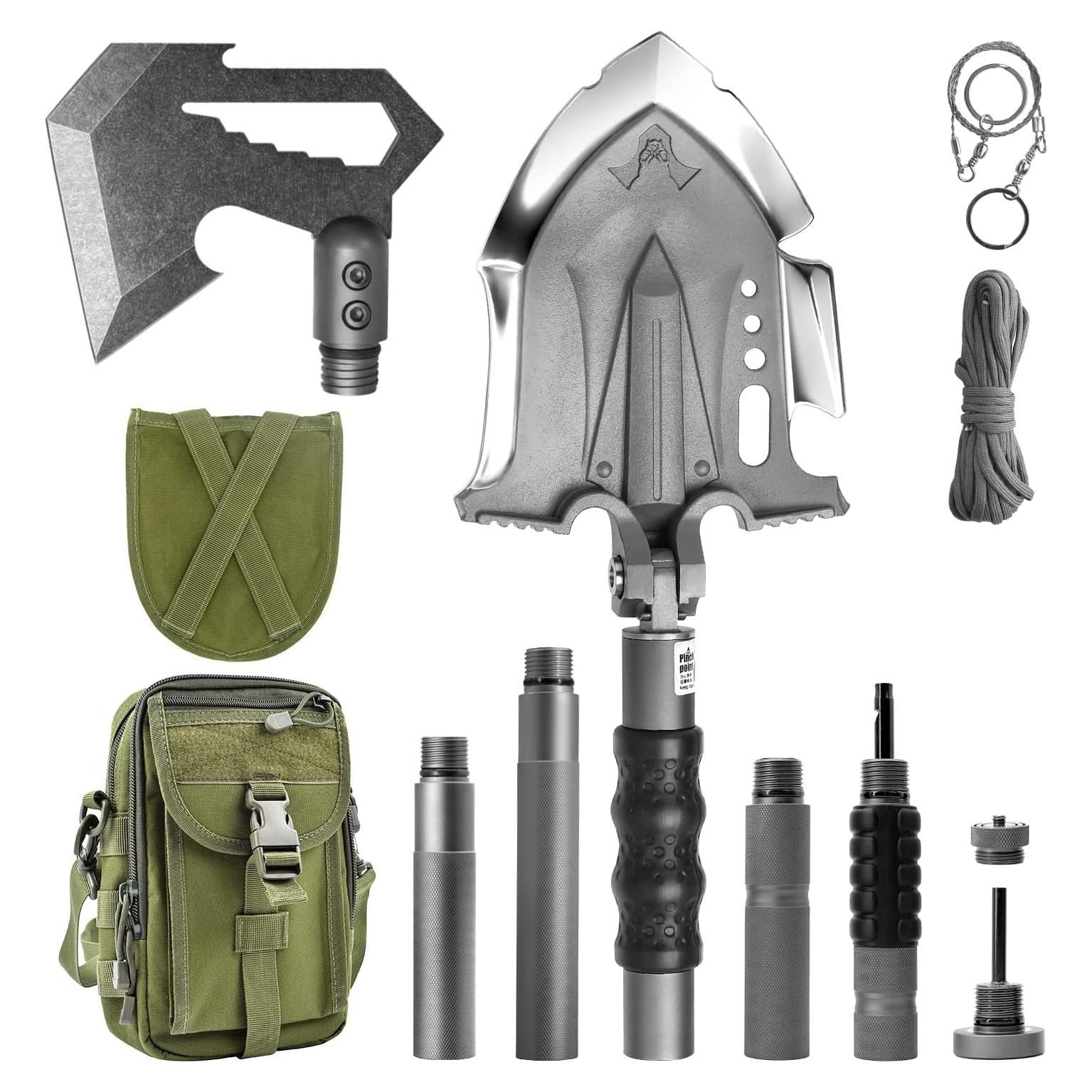 Pala de Supervivencia Zune Lotoo F3 con Hacha 29 en 1