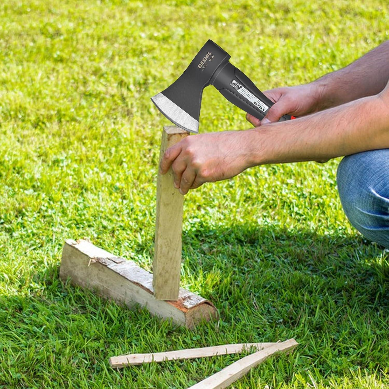 Hacha de Corte DESHIL 15" (38.1 cm) Acero al Carbono Rojo