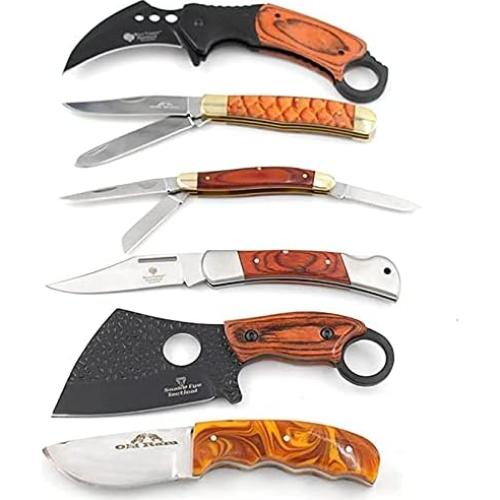 Conjunto Táctico Snake Eye 6 Piezas Cuchillos de Caza