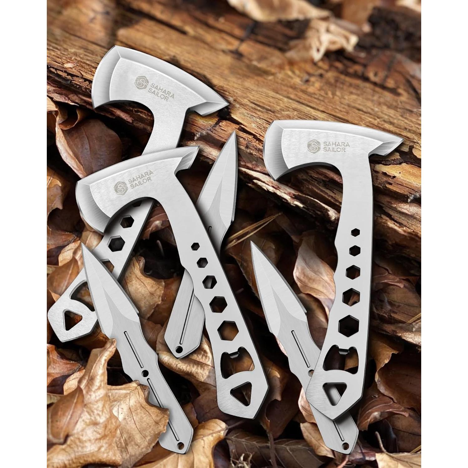 Hachas de Lanzamiento Sahara Sailor - Paquete de 3 Hachas 25.4 cm