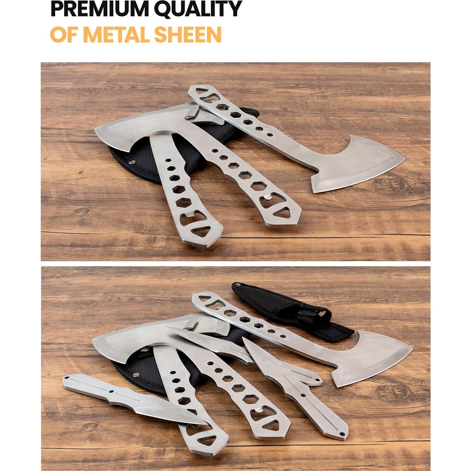 Hachas de Lanzamiento Sahara Sailor - Paquete de 3 Hachas 25.4 cm