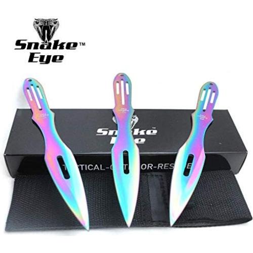 Conjunto Táctico Snake Eye 6 Piezas Cuchillos y Hacha