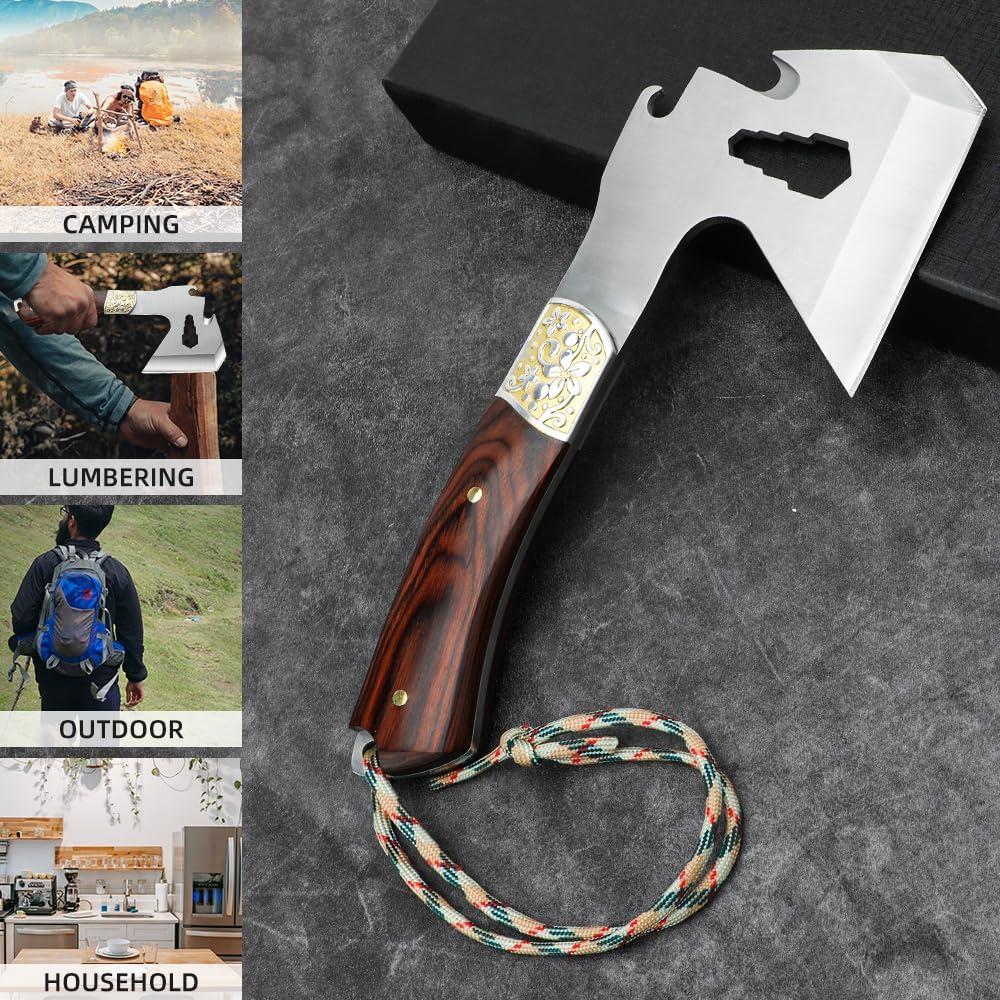 Hacha de Camping VCXOX 24.13 cm Acero Alto Carbono Ergonómica