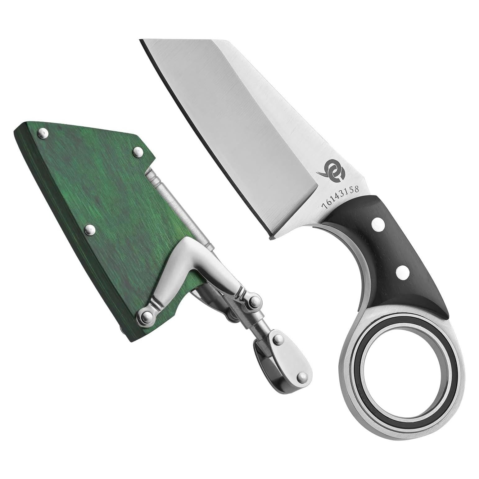 Cuchillo de Bolsillo LEASUR LDX con Brazo Mecánico 12.5 cm Verde