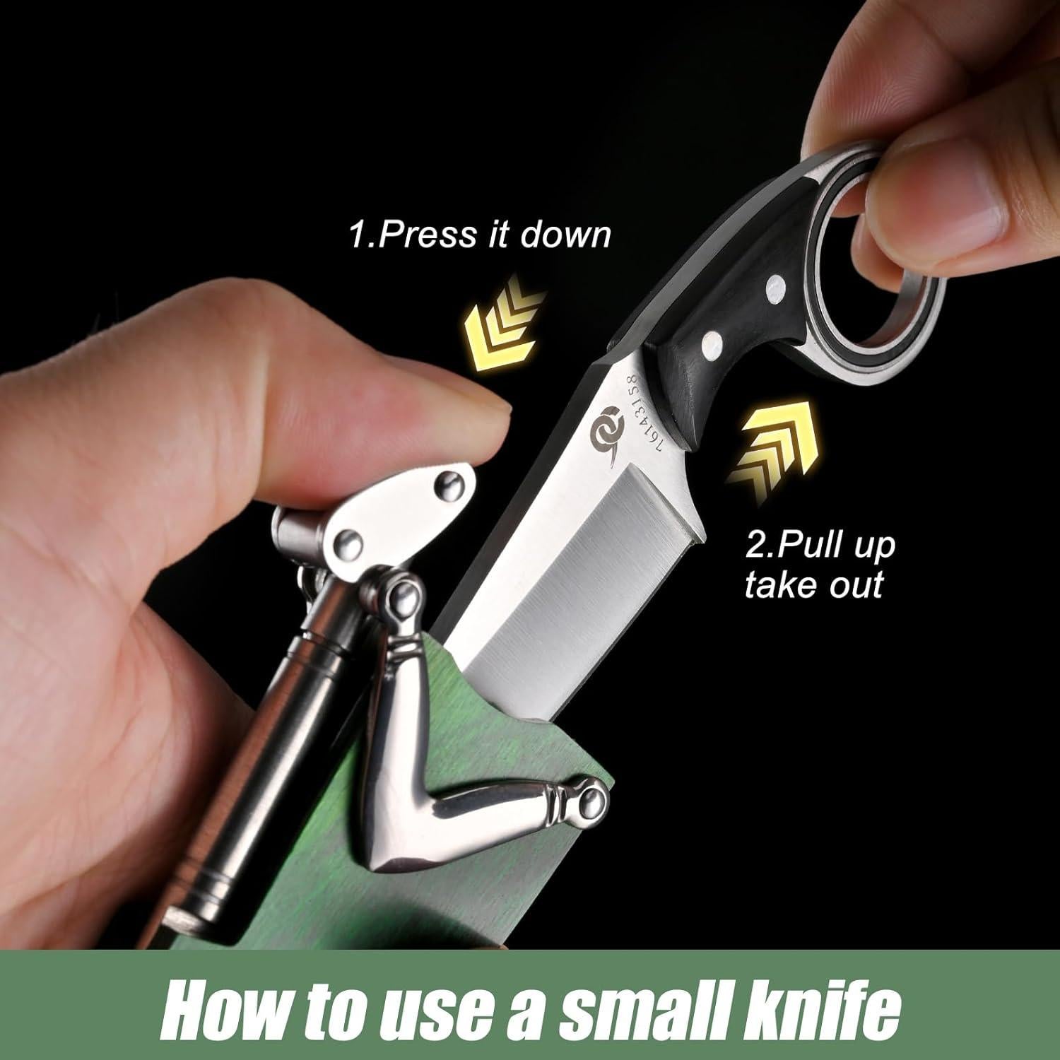 Cuchillo de Bolsillo LEASUR LDX con Brazo Mecánico 12.5 cm Verde