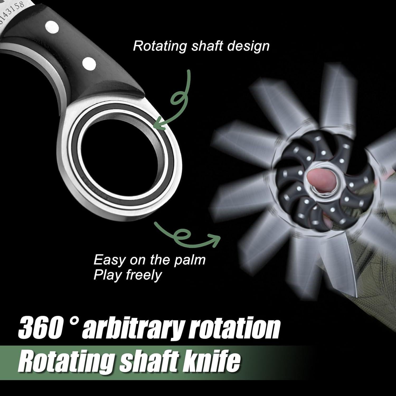 Cuchillo de Bolsillo LEASUR LDX con Brazo Mecánico 12.5 cm Verde