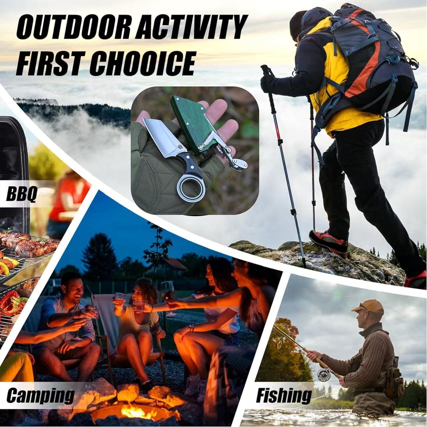 Cuchillo de Bolsillo LEASUR LDX con Brazo Mecánico 12.5 cm Verde