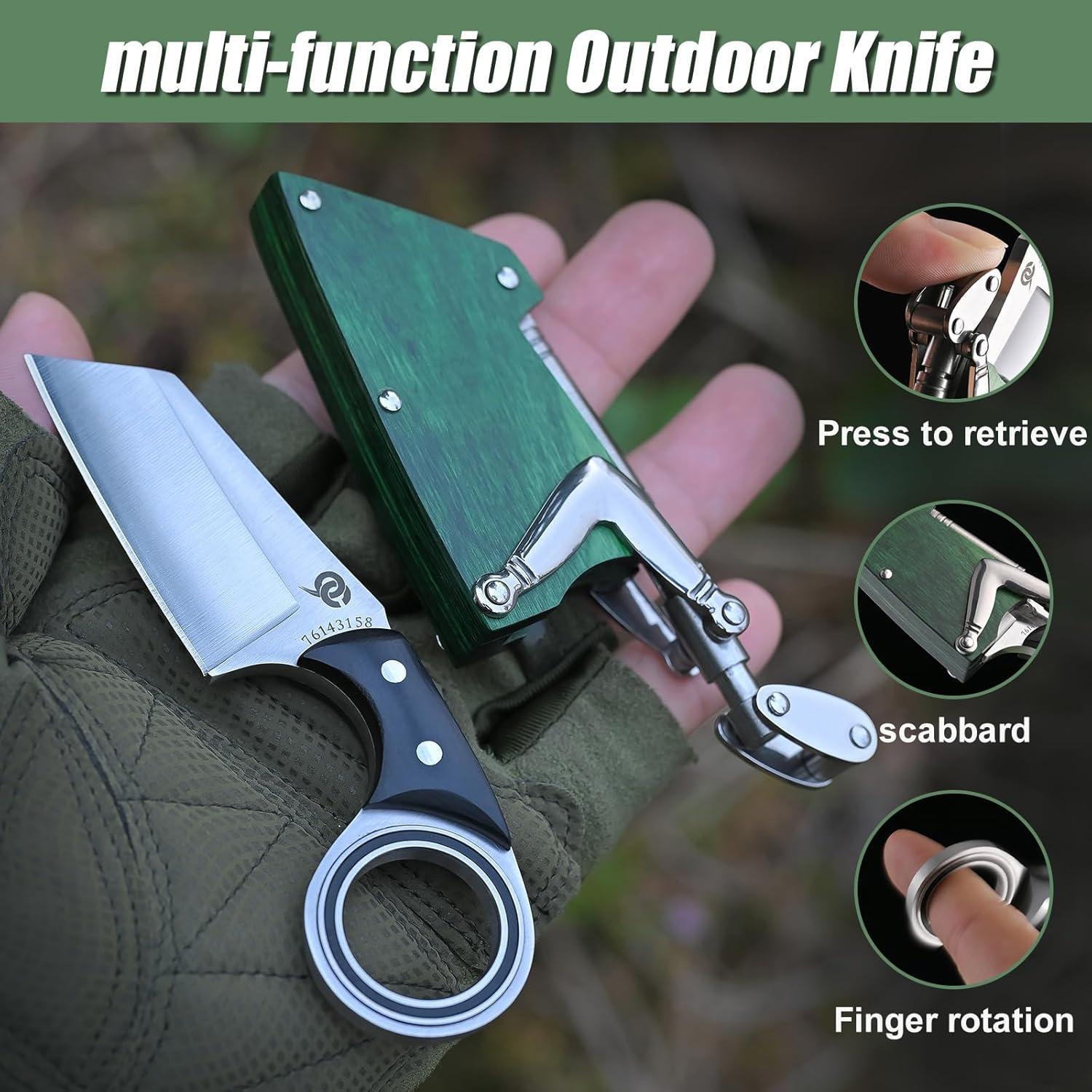 Cuchillo de Bolsillo LEASUR LDX con Brazo Mecánico 12.5 cm Verde