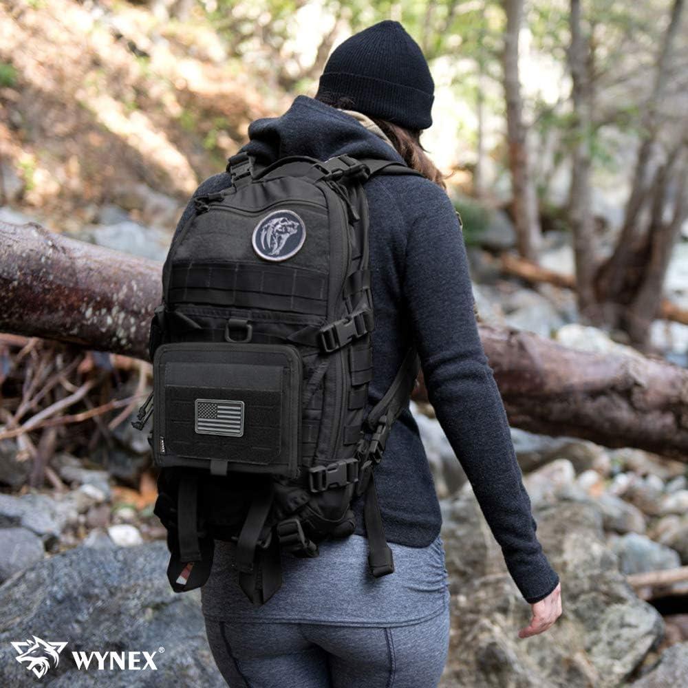 Bolsa Táctica Administrativa WYNEX Molle Negra 22x17x3 cm