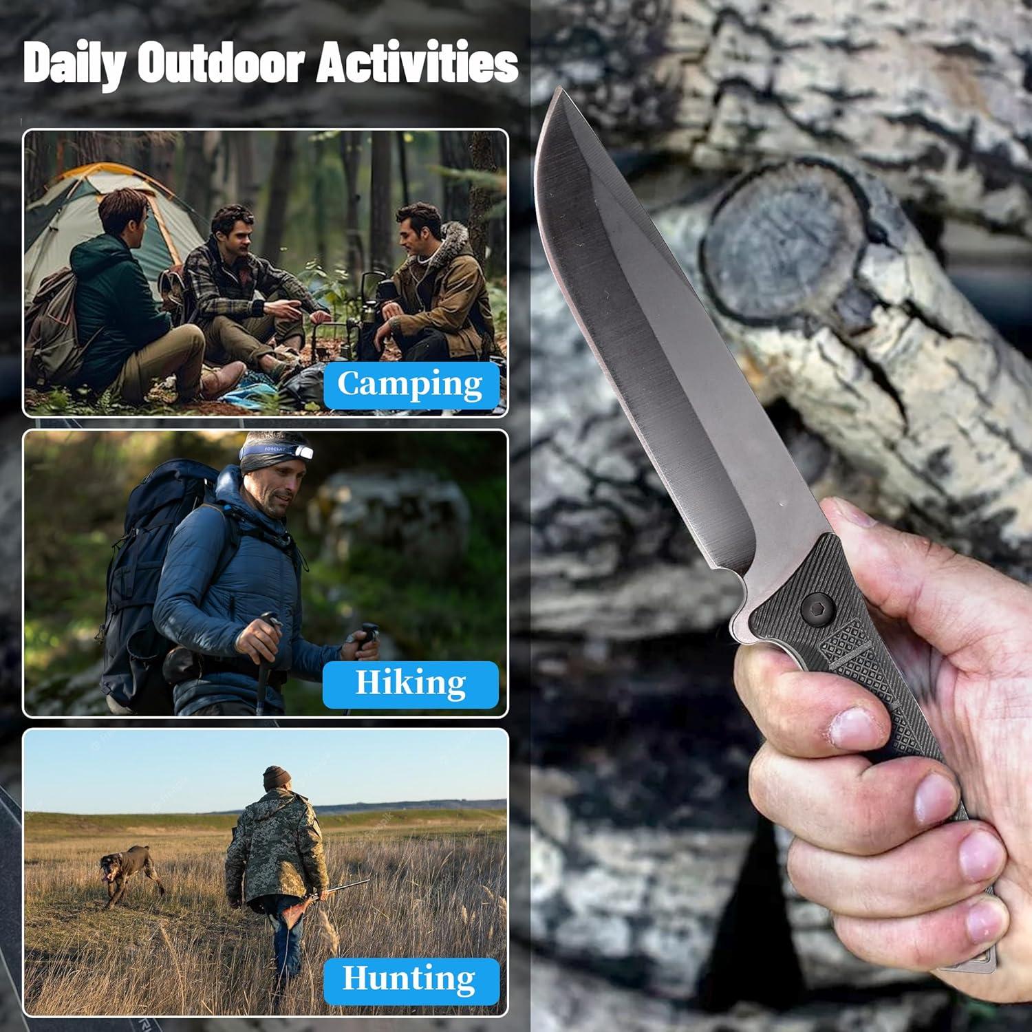 Cuchillo de Supervivencia Fijo OYDXTMU 27.94 cm con Funda