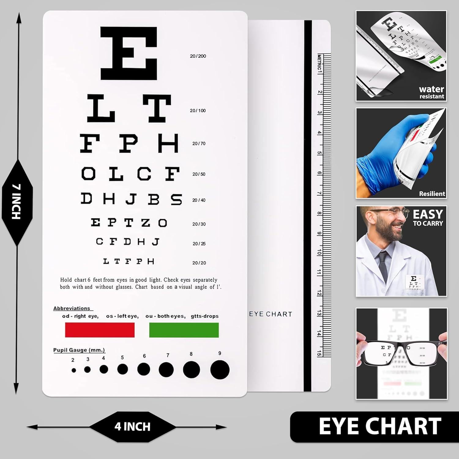 Kit Diagnóstico Táctico Negro Premium 7 Piezas ASA Techmed