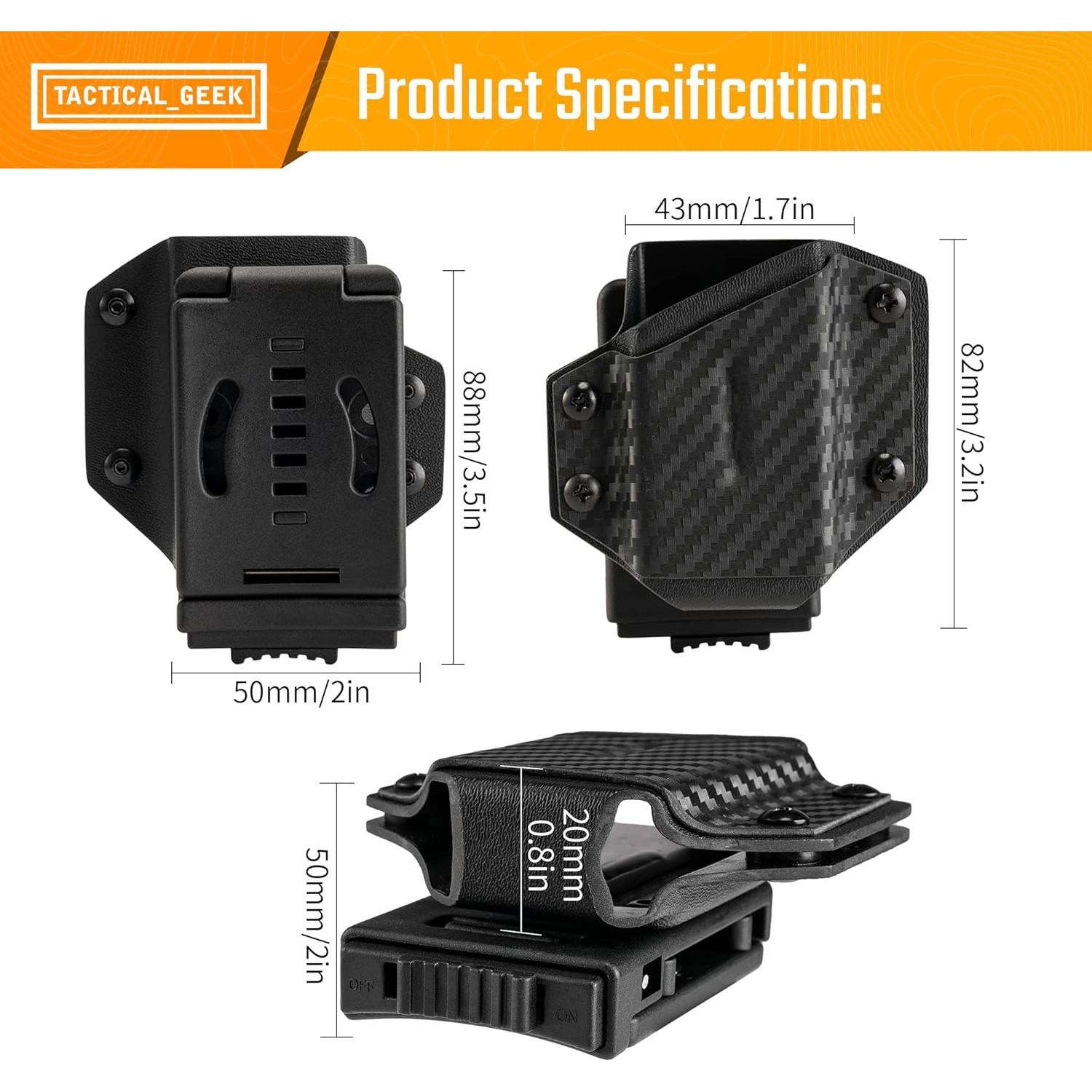 Porta-Herramientas Multifuncional TACTICAL GEEK TX1 Negro