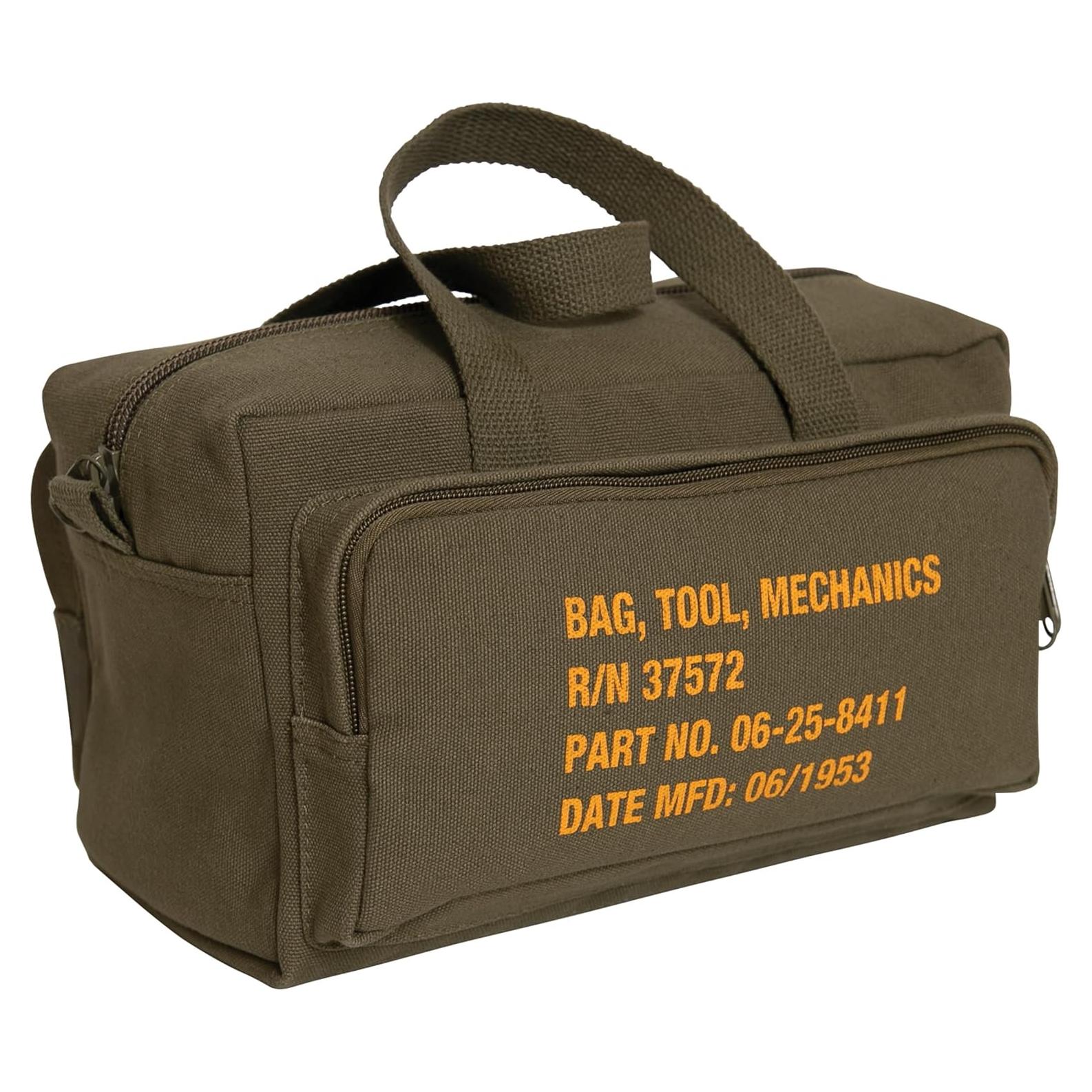 Bolsa de Herramientas con Cremallera Rothco 9114 Verde Oliva