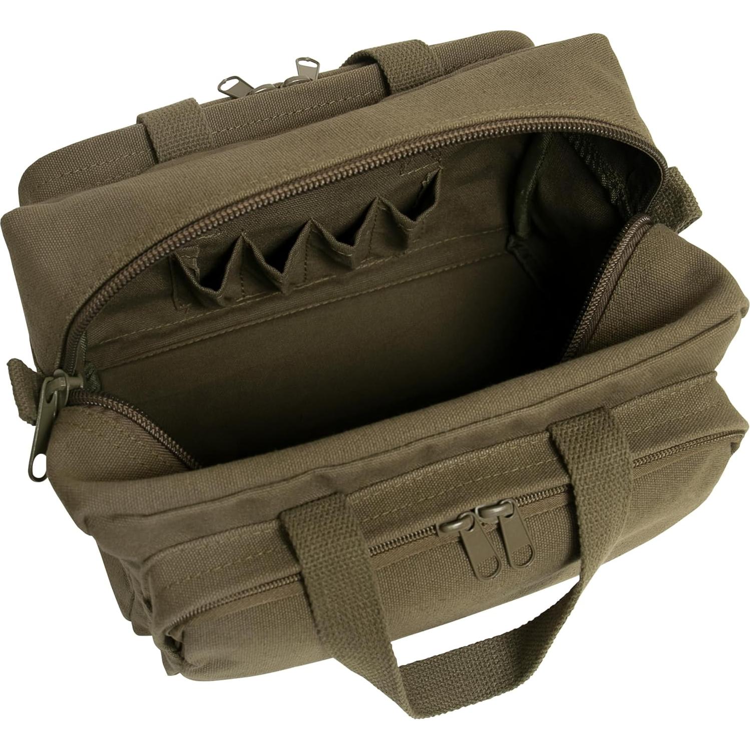 Bolsa de Herramientas con Cremallera Rothco 9114 Verde Oliva