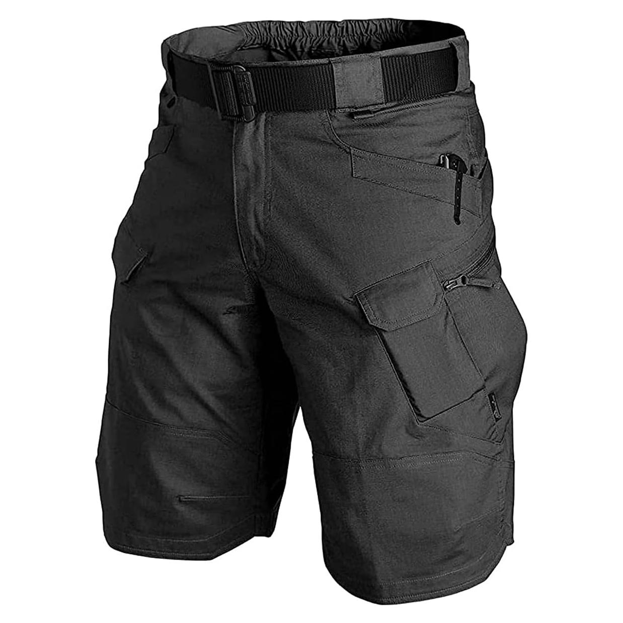 Pantalones Cortos Tácticos YAXHWIV Hombre 30 cm Impermeables